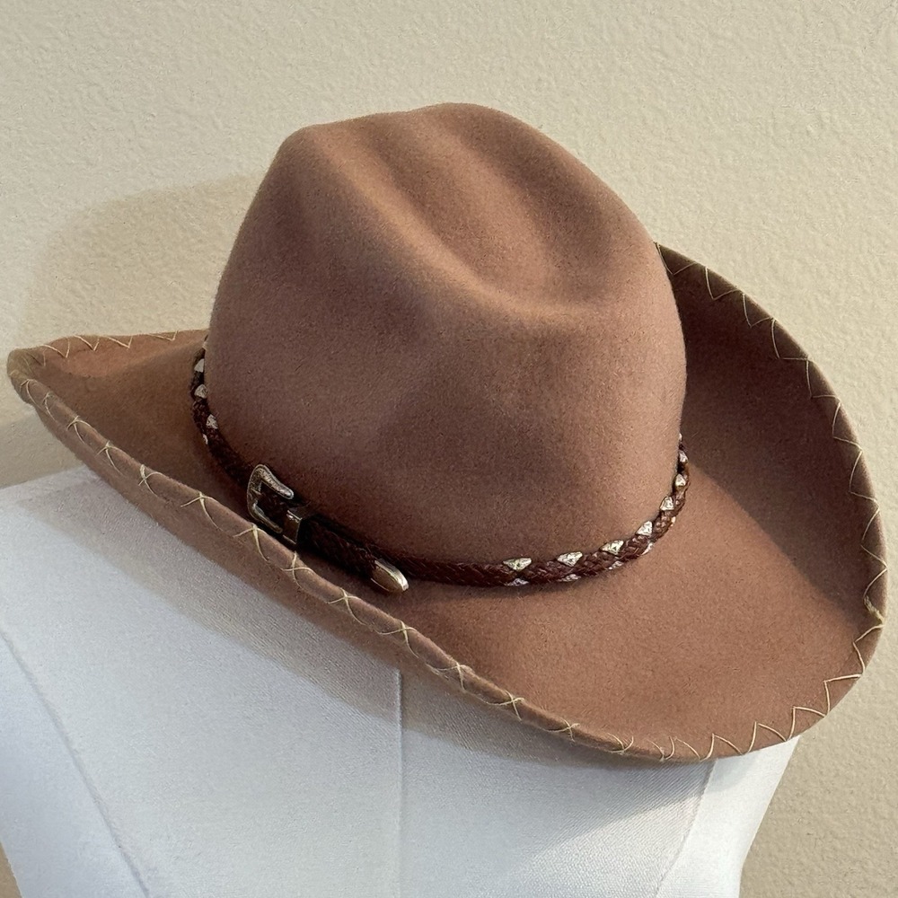 Outback Trading Co Wallaby 1320 Wool Cowboy Hat M Brown Western